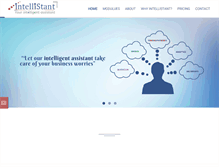 Tablet Screenshot of intellistant.com